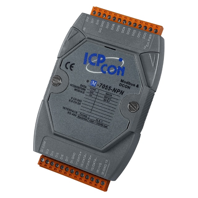 M-7055-NPN ICP DAS USA INC Contrôleurs - Modules PLC